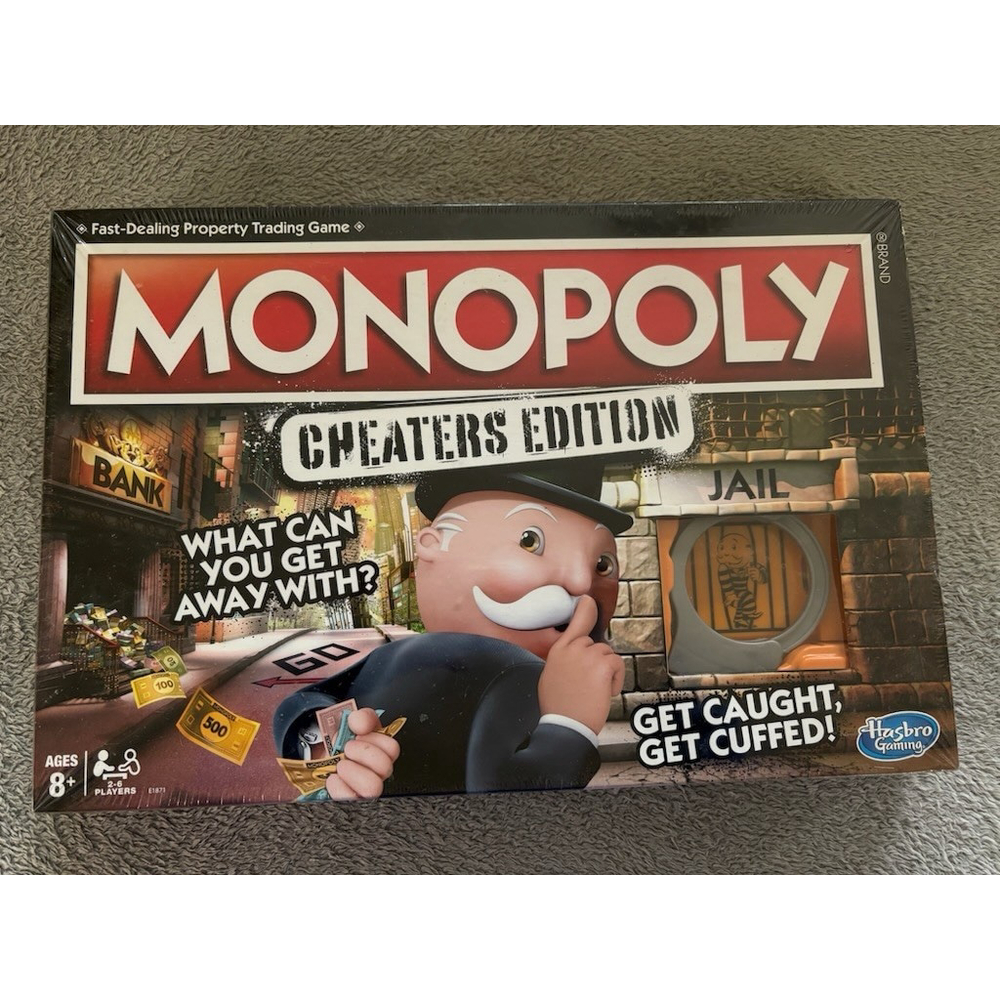 Hasbro Monopoly Game: Cheaters Edition‎ Board Game (E1871)